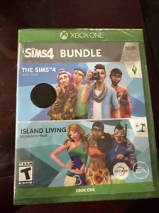 NEW THE SIMS 4 BUNDLE W/ ISLANDLIVING EXPANSION PACK XBOX ONE XB1 SEALED! - Picture 1 of 3