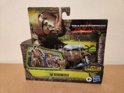 Transformers Rise of the Beasts ROTB Battle Changer Rhinox new figure 2023 movie - Image 1 of 2