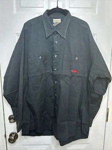 coldwater creek button down shirt black size X-Large southern western cowboy - Picture 1 of 5