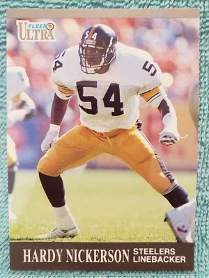 1991 FLEER ULTRA HARDY NICKERSON #115 PITTSBURGH STEELERS - Image 1 of 4