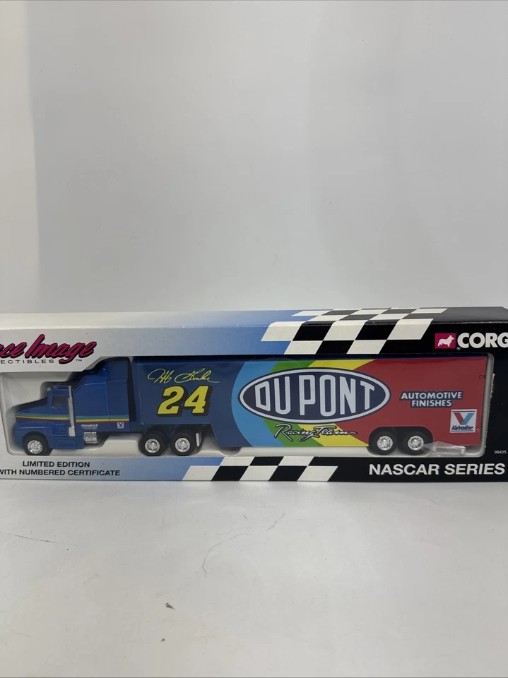 CORGI Race Image 1994 Limited Edn 1/64 JEFF GORDON DUPONT Transporter MiB - Image 1 of 4