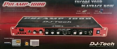DJ Tech - PREAMP-1800 -8Ch Pre-Amplifier with USB Audio Interface/Direct Encoder - Image 1 of 4
