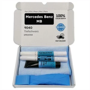 Touch up paint for Mercedes Benz MB Black TIEFSCHWARZ 9040 SPRINTER Pen Stick - Picture 1 of 4