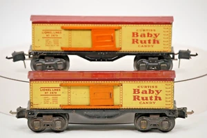 Lionel  Prewar No. 1679 Baby Ruth Box Car Model  O Scale Metal 1:48 Lot Of 2 - Picture 1 of 8