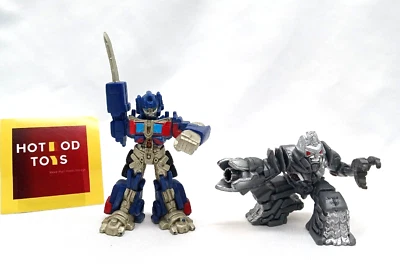 Optimus Prime & Megatron Transformers Robot Heroes 2.5" mini figures - Image 1 of 4