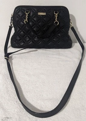 Bolso Cartera Kate Spade Astor Court Rachelle Acolchado Cuero Negro  Foto 1 de 4