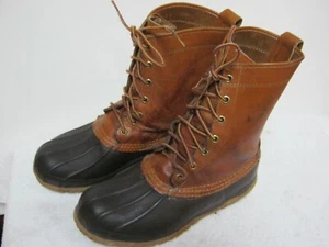 Vintage L.L. Bean Men's Maine Hunting Shoe Boots. Insulated Size 8, Must See - Picture 1 of 12