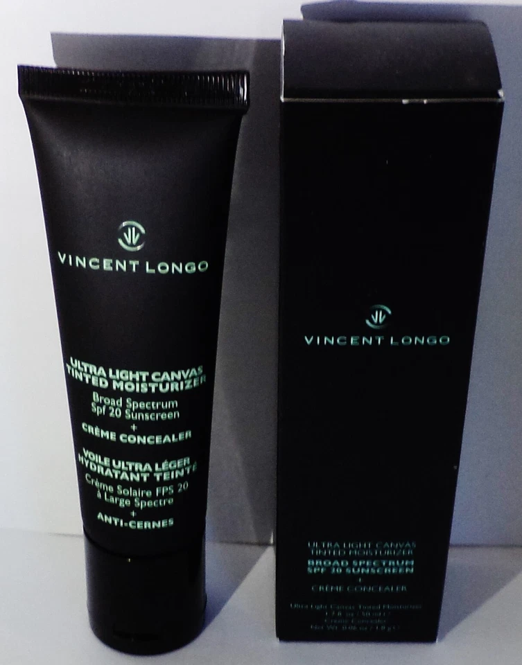 1 VINCENT LONGO SPF 20 Ultra Light Tinted Moisturizer Creme + Concealer #4 NIB - Image 1 of 1