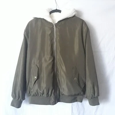 CALI 1850 Reversible Hooded Bomber Jacket Women's Small - Image 1 of 4