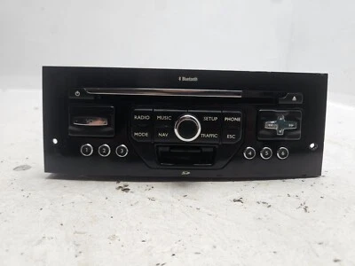 PEUGEOT 407 RADIO MULTIMEDIA CD PLAYER HEAD UNIT 96653743 2004 - 2011 - Image 1 of 4