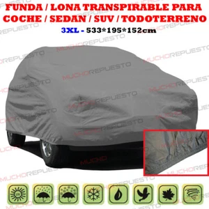 FUNDA PROTECTOR COCHE LONA CUBIERTA impermeable TALLA 3XL modelos en descripcion - Imagen 1 de 1