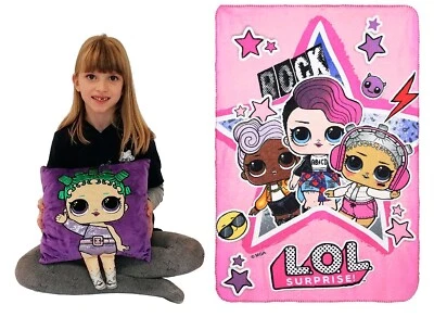 LOL Surprise Set Kissen Cosmic Queen Bestickt Violett + Decke Plaid 150x100cm - Bild 1 von 4