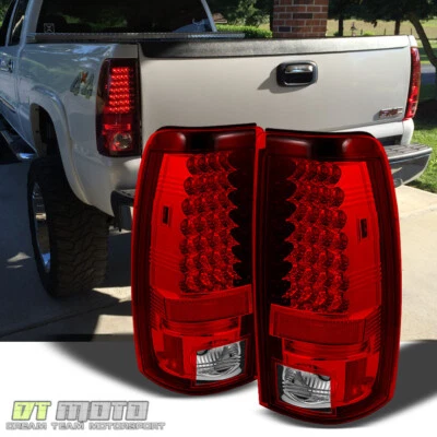 2003-2006 Chevy Silverado LED Performance Tail Lights Brake Lamp L+R Set - Image 1 of 4