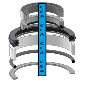 86509056 Kit guarnizioni cilindro inclinazione benna adatto a New Holland L781 L783 L785 - Foto 1 di 1