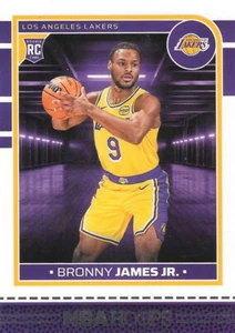 2024-25 Panini NBA Hoops - Rookies Bronny James #280 (RC) - Los Angeles Lakers - Picture 1 of 3