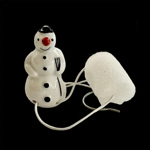 Cazador de gotas muñeco de nieve, Lindner porcelana goteo catcher, muñeco de nieve, porcelana - Imagen 1 de 2