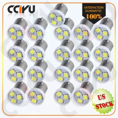 20X Blanco 3-2835-SMD Lámpara LED Panel de Instrumentos Medidor Luz Velocímetro BA9S 1895 Foto 1 de 4