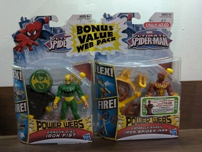 Nuevo Ultimate Spider-man valor de bonificación paquete web Iron Spider-Man y Iron Fist! Foto 1 de 4