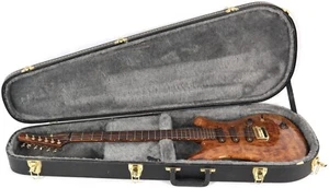 Anu Brown Custom Electric Guitar made by Master Luthier Kenny Johns w/ Hard Case - Picture 1 of 10