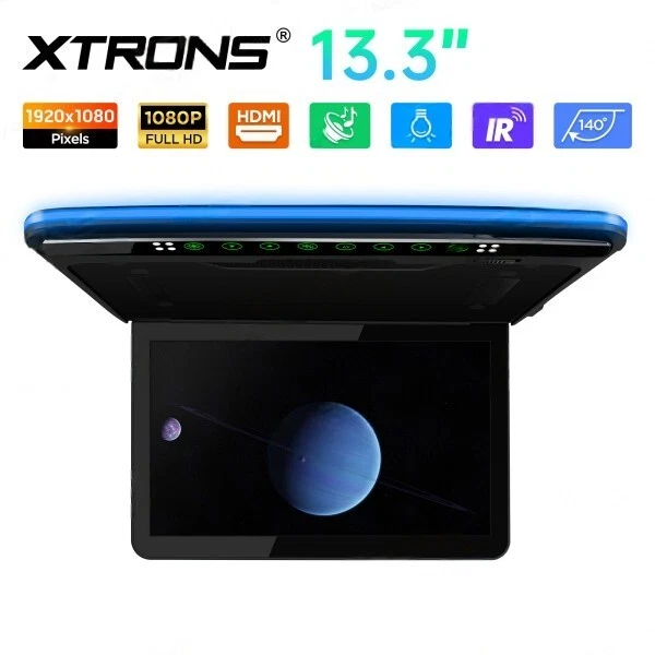 Auto 13,3" HDMI MONITOR DECKENMONITOR FLIP DOWN USB CM136HDS----- - Bild 1 von 4