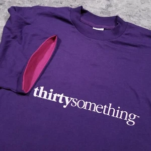Maglietta promozionale nuova vintage Thirtysomething serie TV 1988 punto morto singolo - Foto 1 di 9