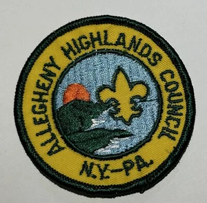 Allegheny Highlands Council CP New York Pennsylvania Boy Scout BW0 - Foto 1 di 1