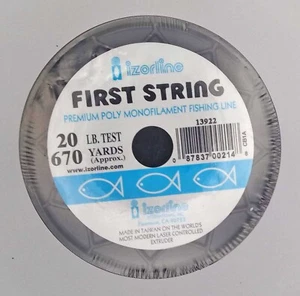 Monofilamento Izorline primera cuerda 20# X 670 yd (carrete 1/4#) azul marino - Imagen 1 de 1