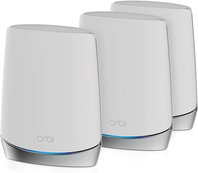 NETGEAR - Orbi AX4200 Tri-Band Mesh WiFi 6 System (3-Pack) - White - Image 1 of 1