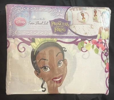 Juego de sábanas dobles Disney La princesa y la rana NUEVO EN BOLSA (2009) Foto 1 de 2