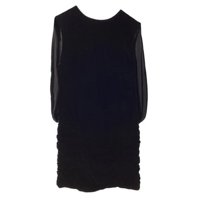 Mini Vestido Saint Laurent Terciopelo Viscosa Mujer Negro Talla 34 Foto 1 de 4