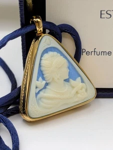 Vintage Estee Lauder Compact w Box Youth Dew Cameo FULL & EXCELLENT Unused - MIB - Picture 1 of 6