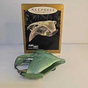 Hallmark 1995 Romulan Warbird Star Trek Magic ricordo ornamento si illumina nella scatola - Foto 1 di 14