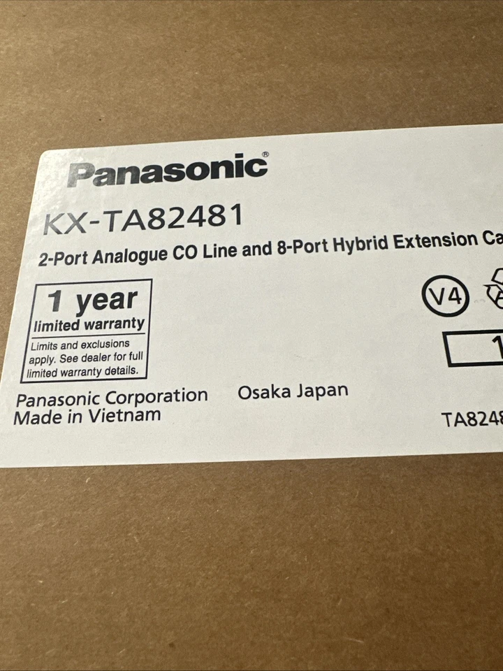 NEW Panasonic KX-TA82481 Expansion Card (2x8) - Image 1 of 1