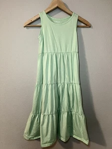 Unacoo Girls Green Dress Size L 9/10 - Picture 1 of 3