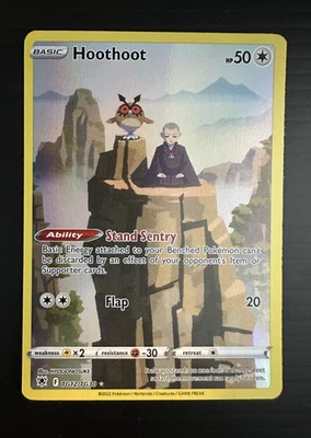 Hoothoot TG12/TG30 Swsh10: Astral Radiance Trainer Gallery Holo - Image 1 of 2