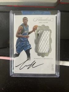 Kris Dunn 2016-17 RC Flawless RPA RC Jersey Patch Auto /25 K1 - Bild 1 von 1