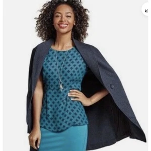 Cabi Sakko Größe M Style 3180 Long Harbor Ponte Knoten Stretch ein Knopf - Bild 1 von 4