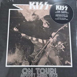 Kiss - HEMPSTEAD On Tour! Live Clear Vinyl 1975 "2LP COLOURED VINYL RECORD" - Picture 1 of 3