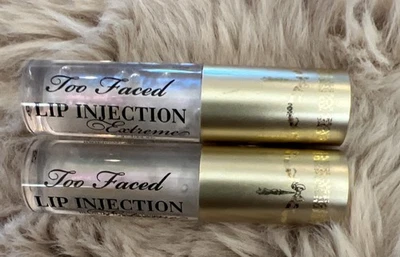 2 Too Faced Lip Injection Extreme 0,05 Oz Lip Plumper Instantâneo Novo - Imagem 1 de 3