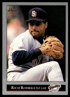 1992 Leaf Rich Rodriguez San Diego Padres #319 - Image 1 of 2