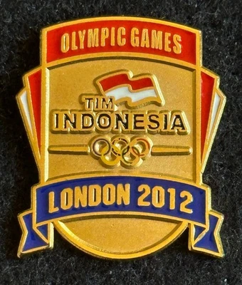 Beautiful London 2012 Summer Olympic Games - Indonesia NOC pin - Image 1 of 2