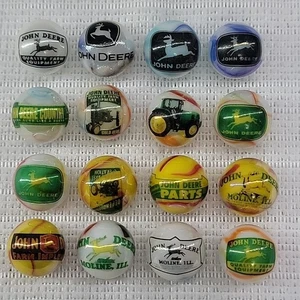 Lotto 16 biglie trattore John Deere vintage raro lavoro bundle ottime condizioni - Foto 1 di 7