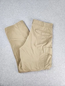 Timberland Men 34" MED Convertible Cargo Pants Zip Off Shorts Hiking Trail Khaki - Picture 1 of 15
