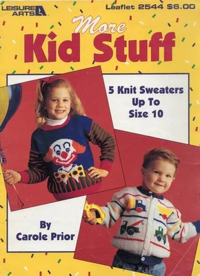 VTG!MORE KID STUFF ADORABLE KNIT SWEATERS #2544 - Image 1 of 2