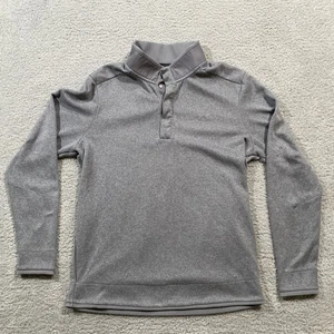 GUC UNDER ARMOUR Mens 1/4 Snap Pullover COLD GEAR Gray Sweater Size Large L READ - Bild 1 von 10