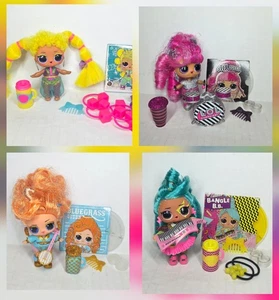 Lotto di 4 bambole Lol Surprise Remix serie Hair Flip - Foto 1 di 17