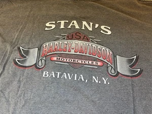USAHarley Davidson Gray Pocket T-Shirt - Men's XXXL Stans Batavia,NY - Picture 1 of 6
