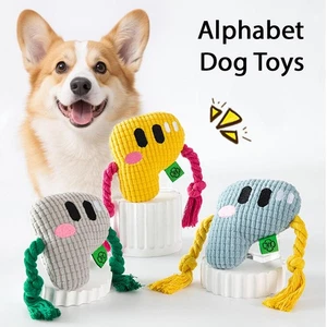 Squeak Alphabet Dog Toys Anti Bite Lightweight Safe Materials for Dogs;; - Bild 1 von 25