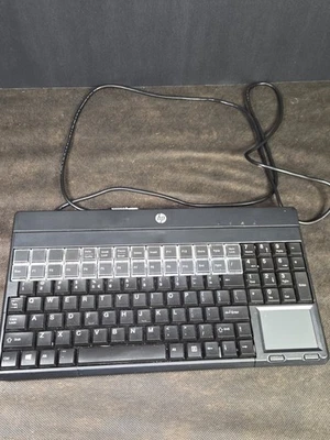 HP SPOS USB Keyboard Trackpad Number Pad G86 62411EUAISA Business Grade - Image 1 of 3