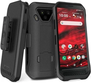 Shell Holster Case Combo w/ Belt Clip Holster Kyocera DuraForce Ultra 5G E7110 - Picture 1 of 50